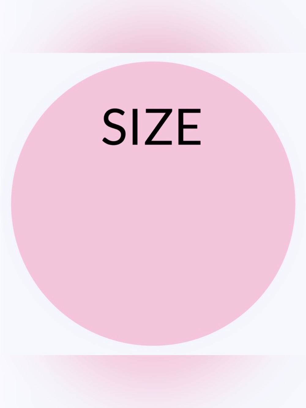 30 STICKERS - 2” ROUND - SIZE LABELS TO FILL IN & INPUT ODD SIZES OR # SIZES
